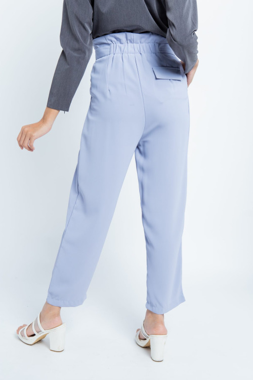 Light Purple Pleated Waist Pants