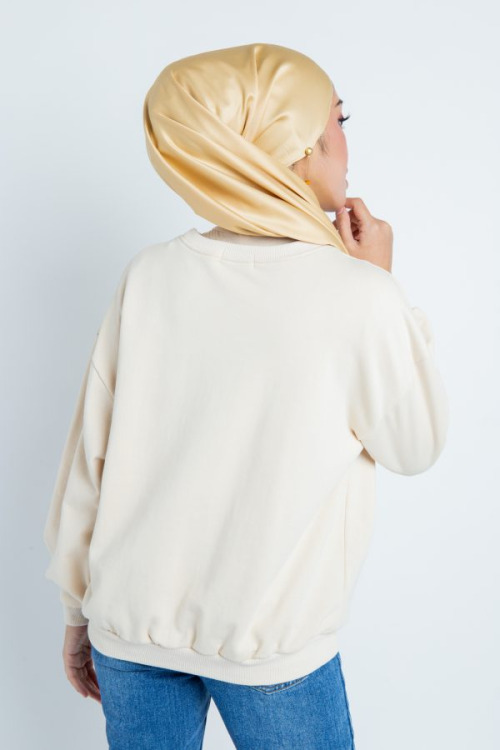Coriander Sweatshirt in Beige
