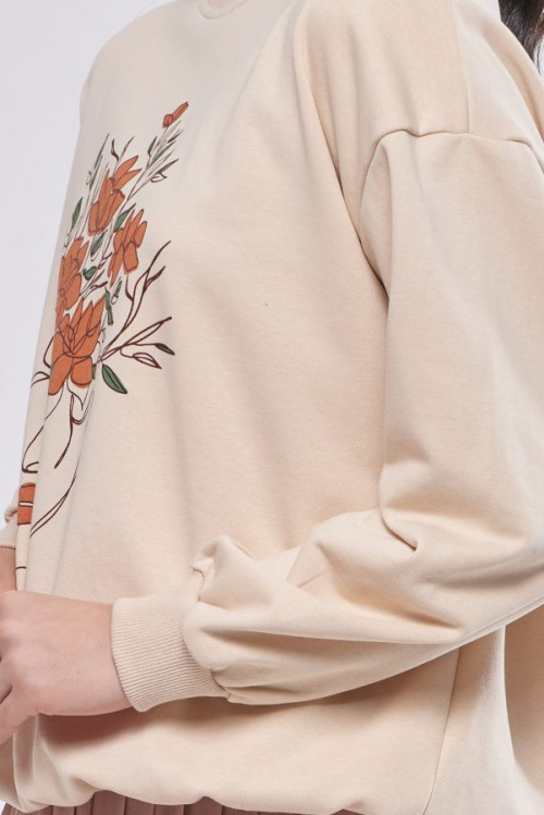 Dreamy Sweatshirt in Beige