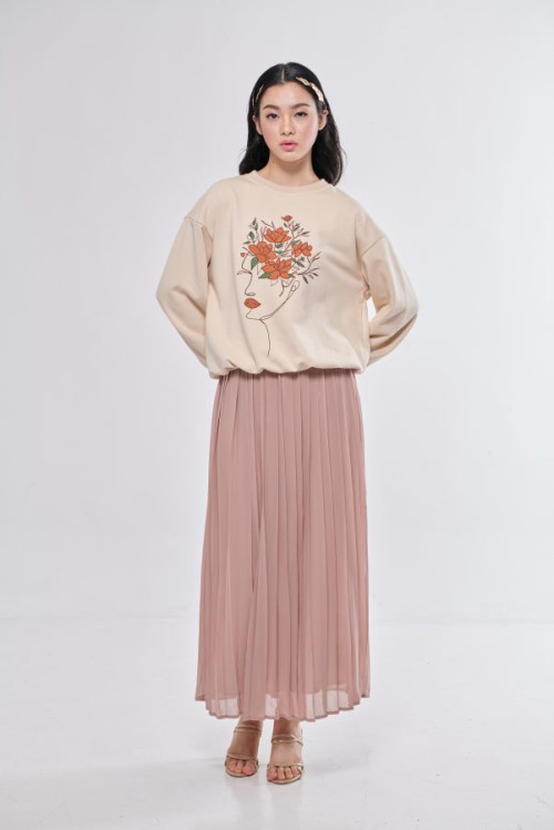 Dreamy Sweatshirt in Beige