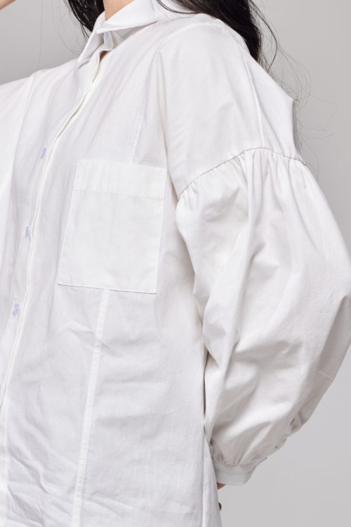 White Oversized Cotton Top
