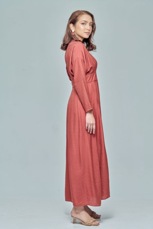 Coral Brace Dress