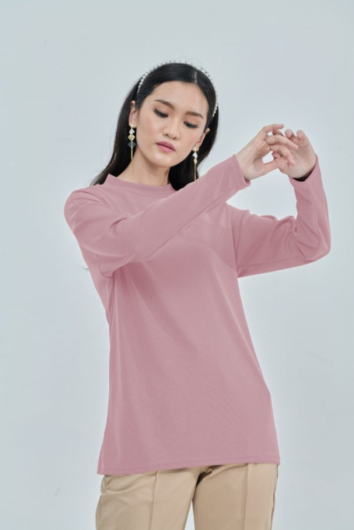 Pink Lisa Ribbed Top
