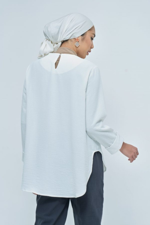 White Jennie Linen Top