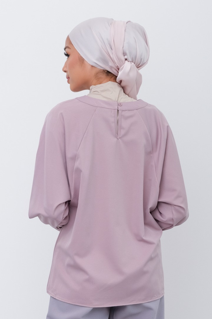 Dusty Purple Basic Regular Blouse