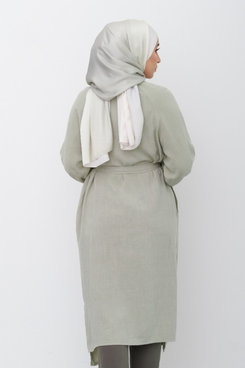 Dusty Green Lola Basic Tunic Top