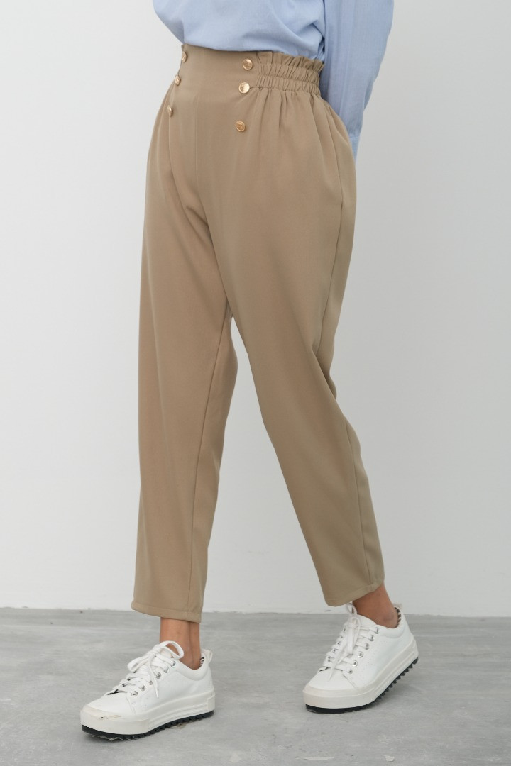 Green ankle cheap pants