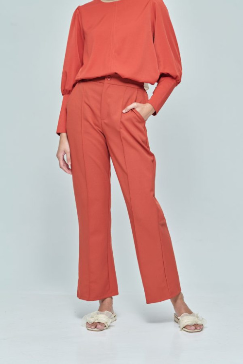 Coral Boot Cut Pants