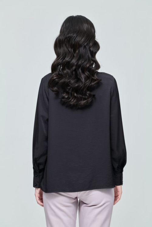 Black Bow Tie Plain Top