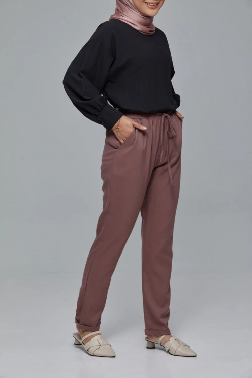 Mauve MC vogue Best Seller Cotton Ankle Pants