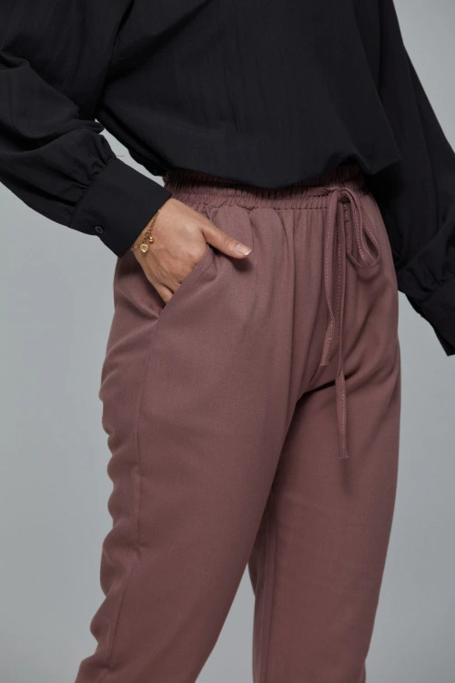 Mauve MC vogue Best Seller Cotton Ankle Pants
