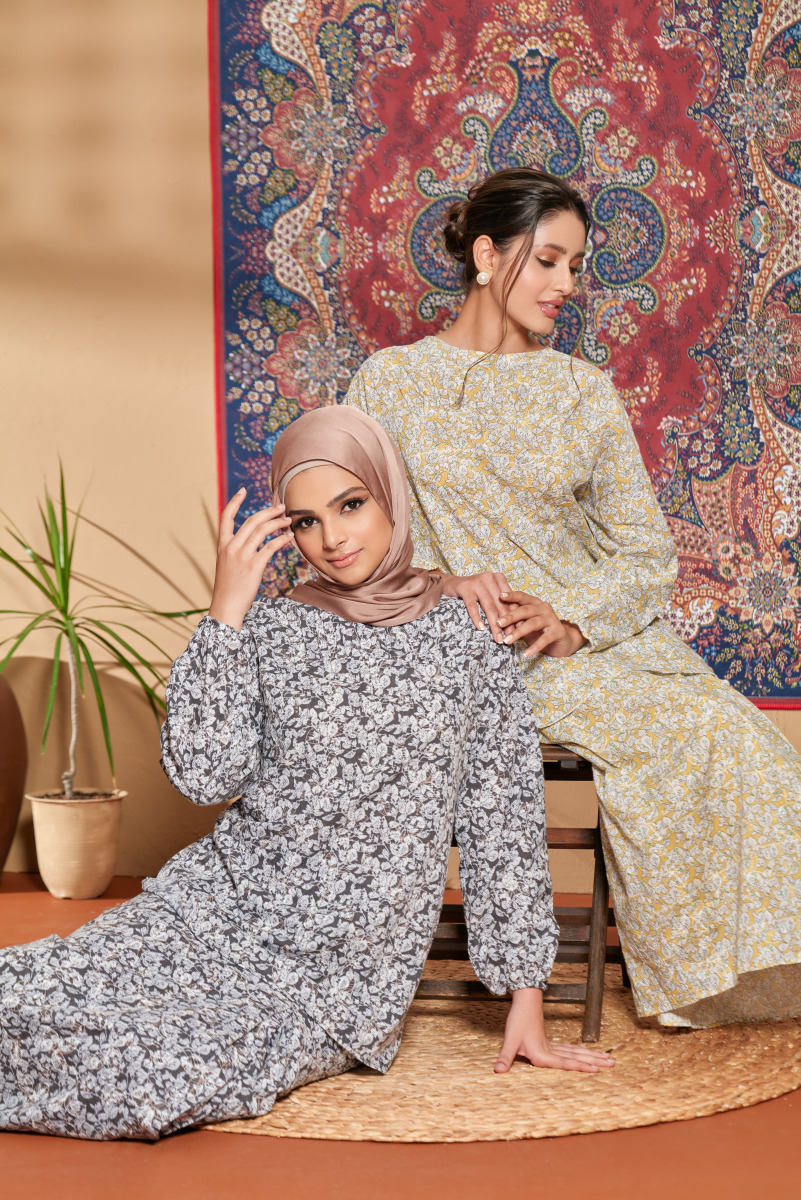 EMBROIDERED PRINTED KURUNG