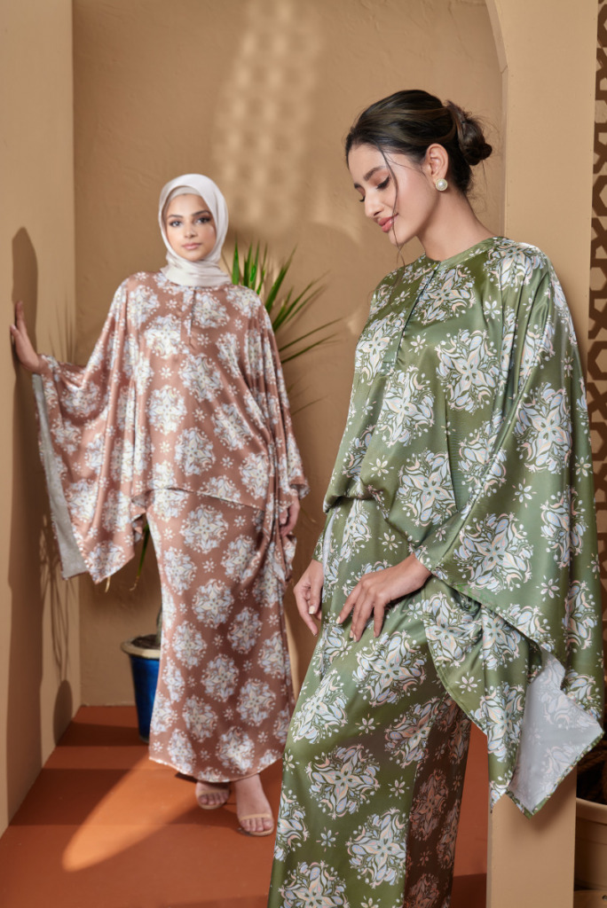 Modern Satin Kaftan