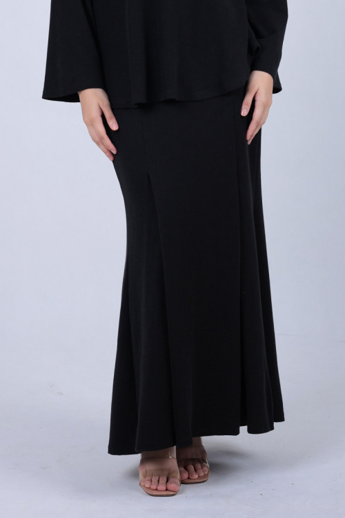 Black Leya Top & Skirt Co-ord Set