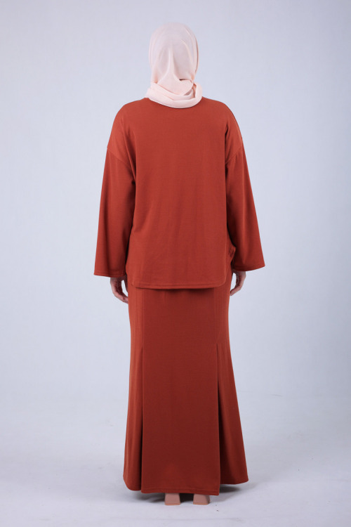 Golden Gate Orange Leya Top & Skirt Co-ord Set
