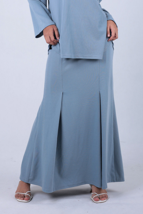 Baby Blue Leya Top & Skirt Co-ord Set