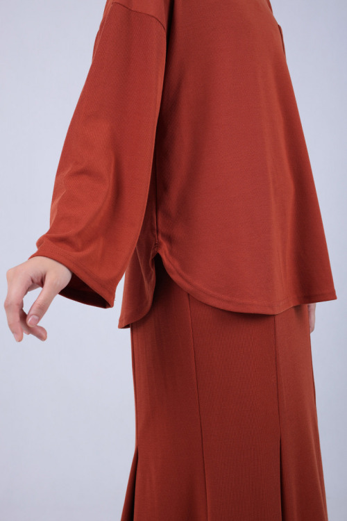 Golden Gate Orange Leya Top & Skirt Co-ord Set