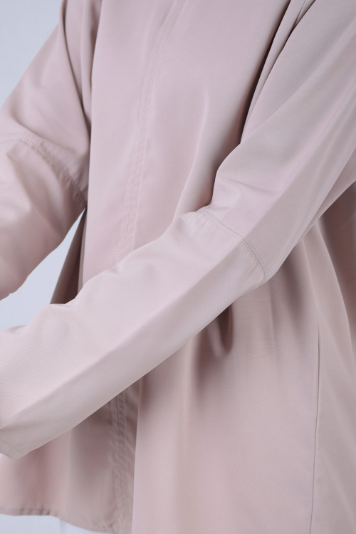 Beige Mia Premium Crepe Blouse