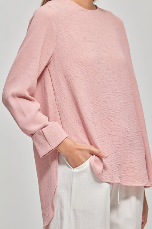 Pink Stella Premium Chiffon Blouse