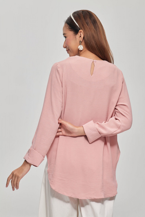 Pink Stella Premium Chiffon Blouse