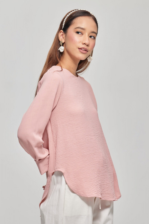 Pink Stella Premium Chiffon Blouse