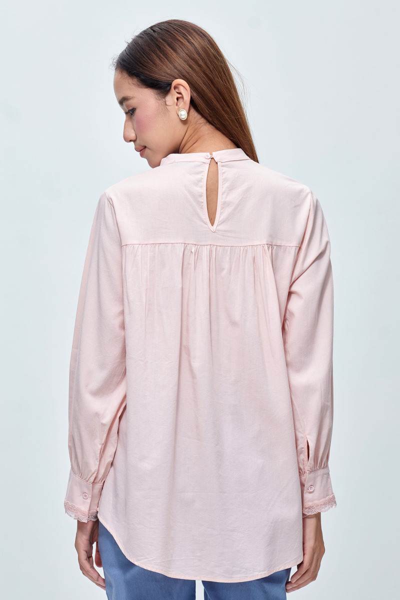 Pink Rosie Cotton Blouse