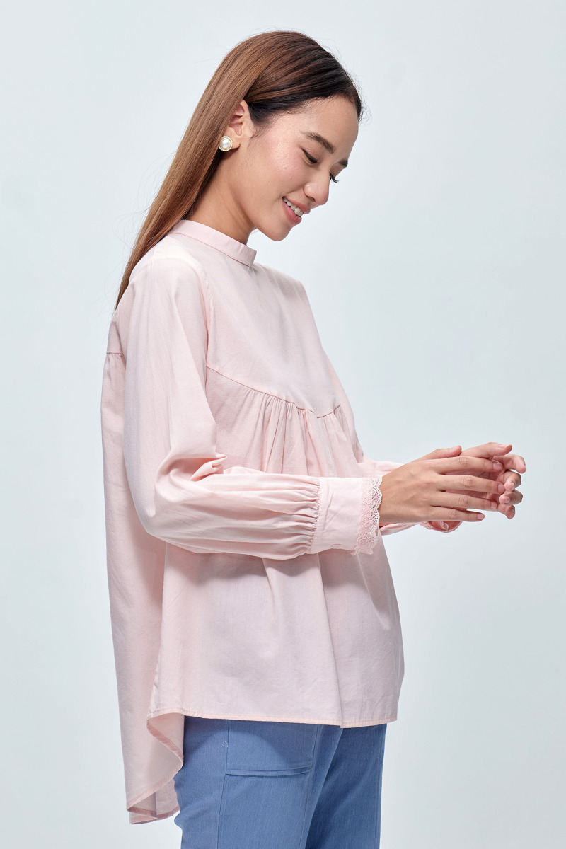 Pink Rosie Cotton Blouse