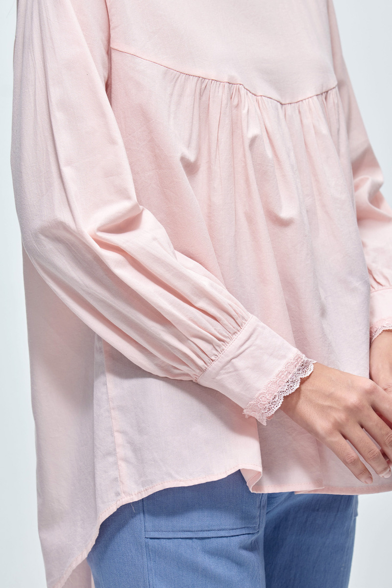Pink Rosie Cotton Blouse