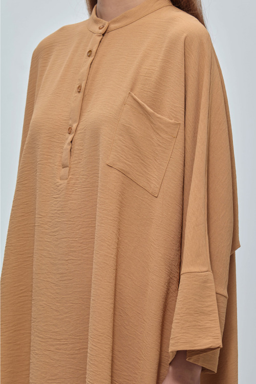 Brown Heidy Batwing Co-ord Set