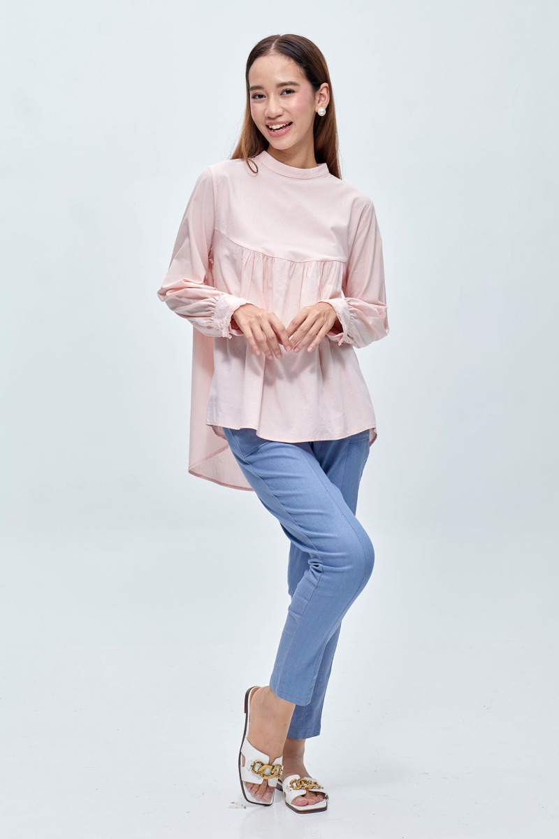 Pink Rosie Cotton Blouse