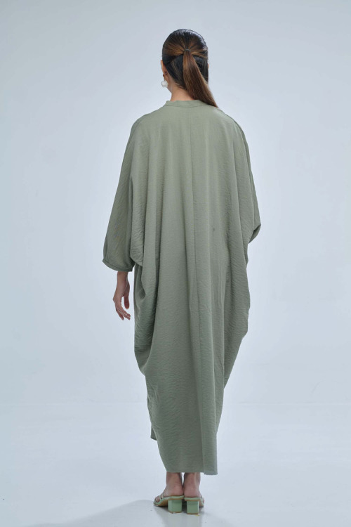 Green Veera Kaftan Dress