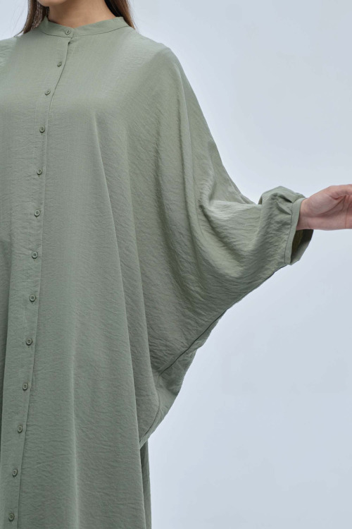 Green Veera Kaftan Dress