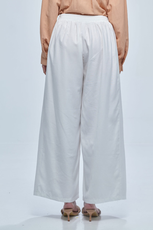 White Darly Palazzo Pants